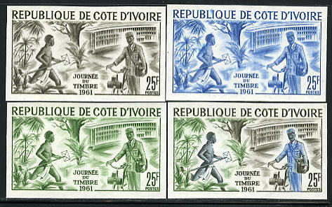 Ivory_Coast_1961_Yvert_199-Scott_191_different_colors