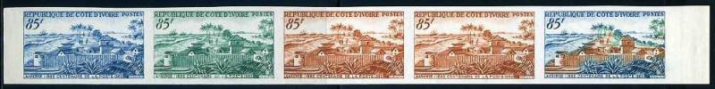 Ivory_Coast_1962_Yvert_206-Scott_197_five