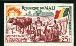 Mali_1961_Yvert_15-Scott_15_multicolor