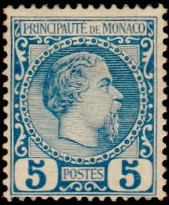 Monaco_1885_Yvert_3-Scott_4_typo