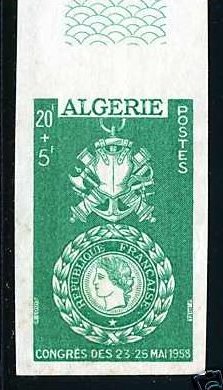 Algeria_1952_Yvert_296a-Scott_B65_unadopted_20f_+_5f_Medaille_militaire_d_ESS