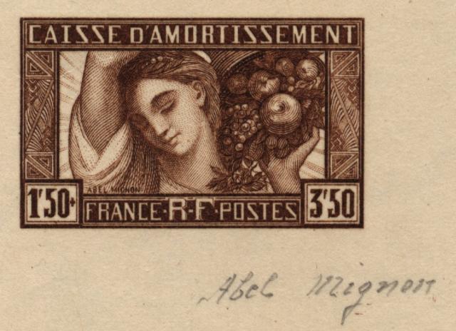 France_1931_Yvert_269a-Scott_B38a_unadopted_Caisse_Amortissement_dark-brown_a_AP_detail