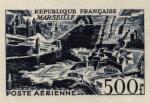 France_1949_Yvert_PA27a-Scott_C26a_unadopted_Marseille_500f_blue_1122_Lx_ATP_detail