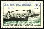 France_1958_Yvert_1162-Scott_884_joutes_nautiques_a_IS