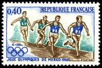 France_1968_Yvert_1573-Scott_1223_1968_Mexico_Olympic_Games_a_IS