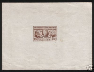 Monaco_1928_Yvert_112a-Scott_112_unissued_in_typo_International_Philatelic_Expo_dark-brown_b_typo_AP