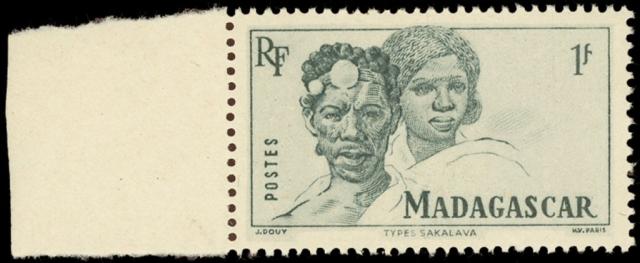 Madagascar_1946_Yvert_306a-Scott_unissued_natives_US