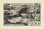 France_1949_Yvert_PA27a-Scott_C26a_unadopted_Marseille_500f_black_m_AP_detail