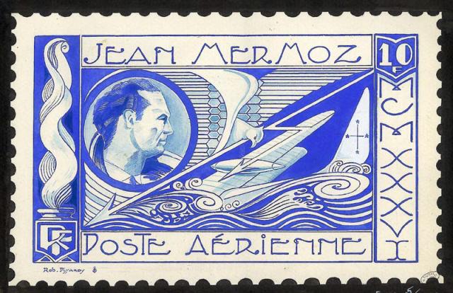 France_1937_Yvert_337b-Scott_325_unadopted_Jean_Mermoz_MAQ