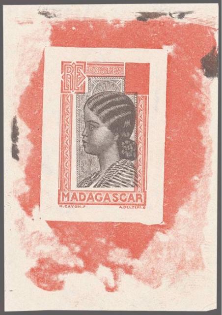 Madagascar_1936_Yvert_166b-Scott_unadopted_woman_head_etat_black_+_red_typo_aa_AP