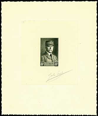 France_1941_Yvert_471-Scott_416_dark-olive-green