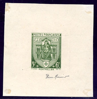 France_1941_Yvert_536-Scott_B127_olive-green