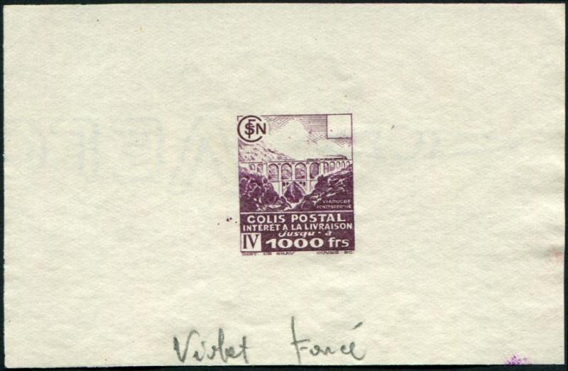 France_1941_Yvert_Colis_Postaux_181-Scott_etat_violet_d