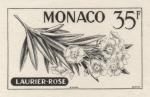 Monaco_1959_Yvert_519a-Scott_443_unadopted_different_inscription_Laurier_Rose_black_ab_AP_detail