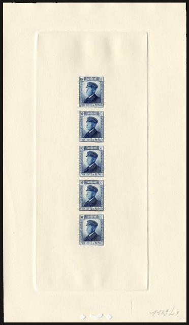 Monaco_1922_Yvert_54b-Scott_40_unadopted_10c_Albert_I_blue_1109_Lx_COLL