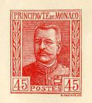 Monaco_1925_Yvert_86a-Scott_75_unadopted_45c_Louis_II_red_typo_CP_detail