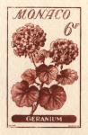 Monaco_1959_Yvert_518a-Scott_442_unadopted_6f_Geranium_brown-red_aa_AP_detail