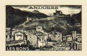 Andorra_1955_Yvert_150-Scott_136_black_c_detail