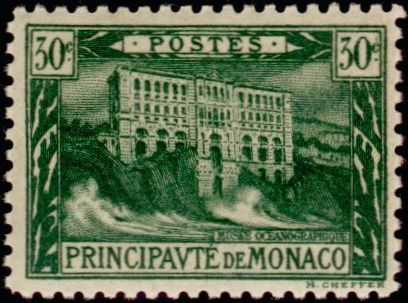 Monaco_1922_Yvert_55-Scott_41_30c_Oceanagraphic_Museum_IS