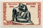 France_1961_Yvert_1281-Scott_984_Aristide_Maillol_IS