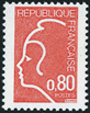 France_1975_Yvert_1816d_unissued_80c_Marianne_de_Durrens_h_US