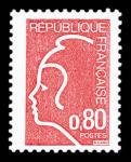 France_1975_Yvert_1816d_unissued_80c_Marianne_de_Durrens_p_US