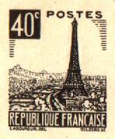 France_1934_Yvert_429a-Scott_unadopted_40c_Tour_Eiffel_dark-brown_ab_typo_AP_detail