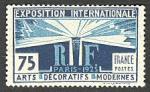 France_1924_Yvert_215-Scott_225_Arts_decoratifs_75c_typo_b_IS