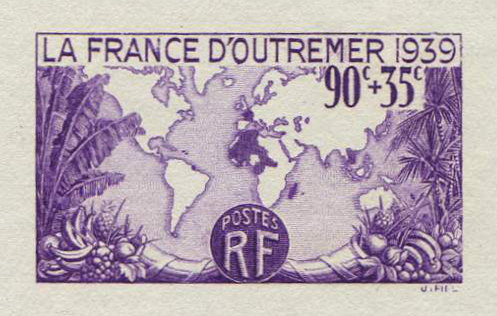 France_1939_Yvert_453a-Scott_B96a_unadopted_90c_+_35c_France_dOutre-Mer_violet_1502_Lx_CP_detail