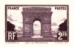 France_1928_Yvert_258a-Scott_263_unadopted_Arc_de_Triomphe_2f_brown-violet_AP_detail