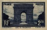 France_1928_Yvert_258a-Scott_263_unadopted_Arc_de_Triomphe_2f_dark-blue_a_AP_detail_a