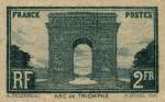 France_1928_Yvert_258a-Scott_263_unadopted_Arc_de_Triomphe_2f_green_aa_AP_detail_a