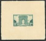 France_1928_Yvert_258a-Scott_263_unadopted_Arc_de_Triomphe_2f_green_ab_AP