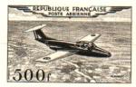 France_1953_Yvert_PA32b-Scott_C31b_unadopted_500f_Fleuret_sepia_a_AP_detail