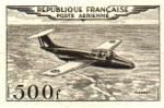 France_1953_Yvert_PA32b-Scott_C31b_unadopted_500f_Fleuret_sepia_c_AP_detail