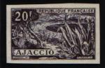 France_1954_Yvert_981a-Scott_724_unadopted_Ajaccio_dark-violet_aa_ESS