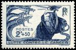 France_1941_Yvert_496-Scott_unissued_B110_2f50_+50c_Lutte_contre_le_cancer_dark-blue_US