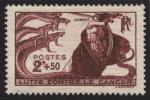 France_1941_Yvert_496a-Scott_B110_unadopted_2f_+50c_Lutte_contre_le_cancer_ab_US