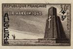 Algeria_1952_Yvert_299a-Scott_B65_Bir-Hakeim_unissued_overprint_brown_1707_Lx_CP_detail